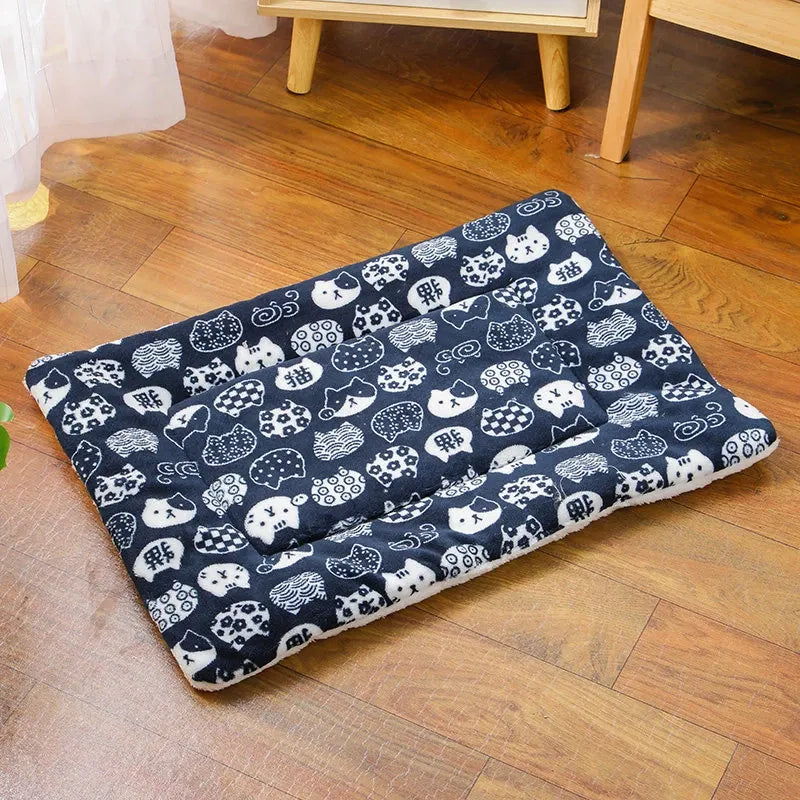 All-Season Three-Layer Pet Bed Mat for Dogs and Cats