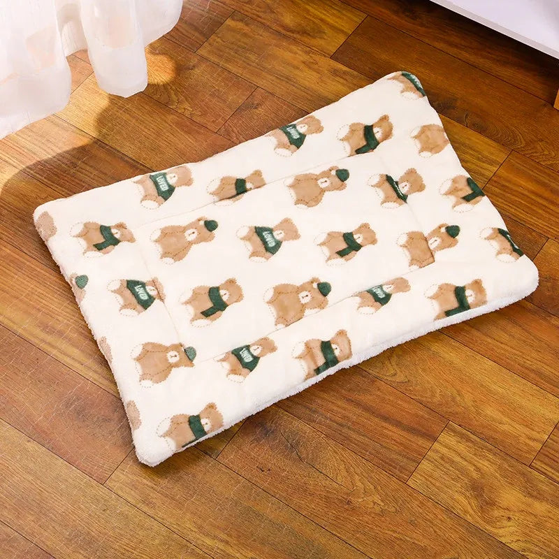 All-Season Three-Layer Pet Bed Mat for Dogs and Cats